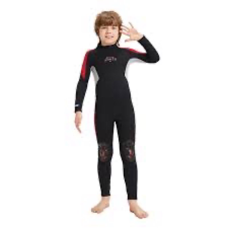 XUKER Wetsuits kids (Red black 10) boy
