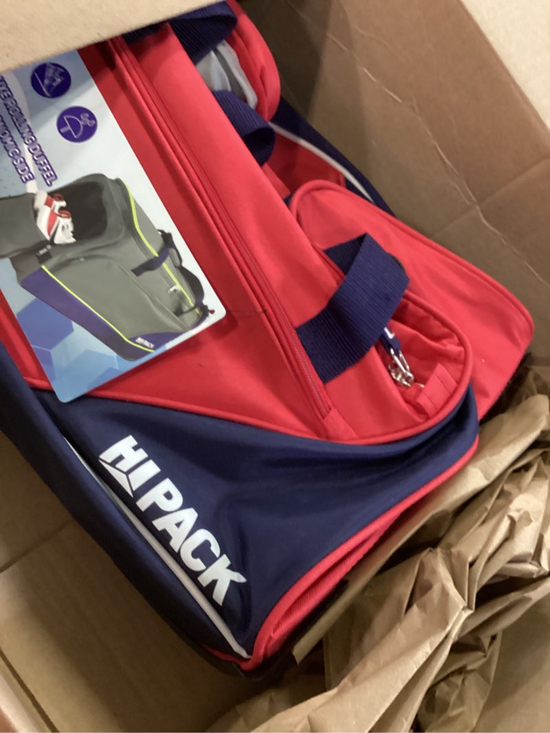 Condition photo showing Good Condition for World Traveler Hipack 20-Inch Carry-On Sports Rolling Duffel Bag - Red Navy
