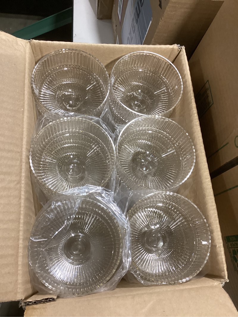Condition photo showing Good Condition for Goodluck 5-Tier Champagne Glasses - 35 PCS 7oz Glitter Gold Plastic Champagne Flutes,Plastic Coupe G