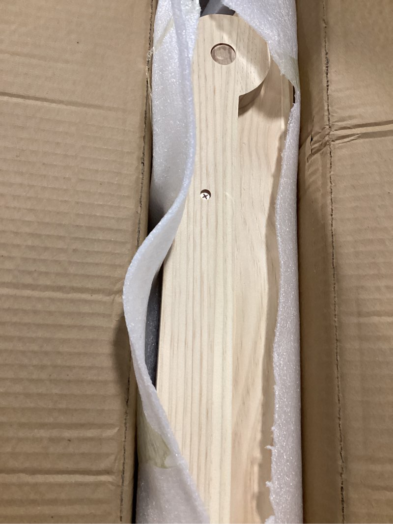 Condition photo showing Good Condition for Dog Ramp for Bed Couch - Pet Steps Stairs to Get on Bed Couch 11.8"-27.5" High for Small or Large Dog Up to 200 lbs, Adjustable Wooden Dog Ramp Steps Foldable Portable, Anti-Slip Carpet (L-Natural)