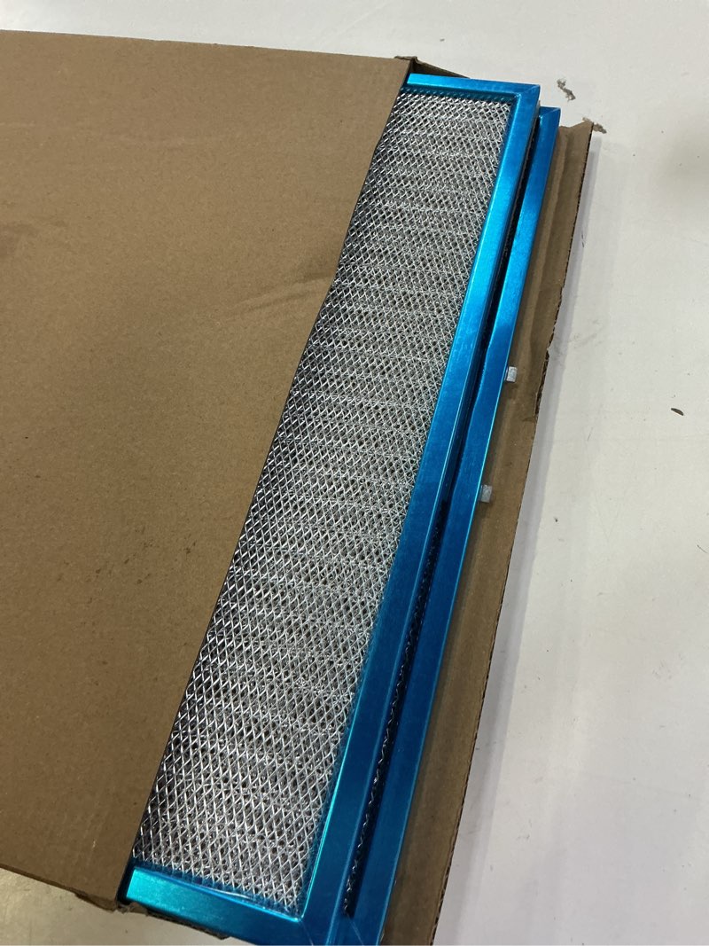 Condition photo showing New/Like New for range hood filter replacement, 30 in pyramid wall mount range hood filters replacement, vissani-wa0575, grease filters 13.54x14.41inch (344x366mm), aluminum vent filter from huare technology, 2pcs