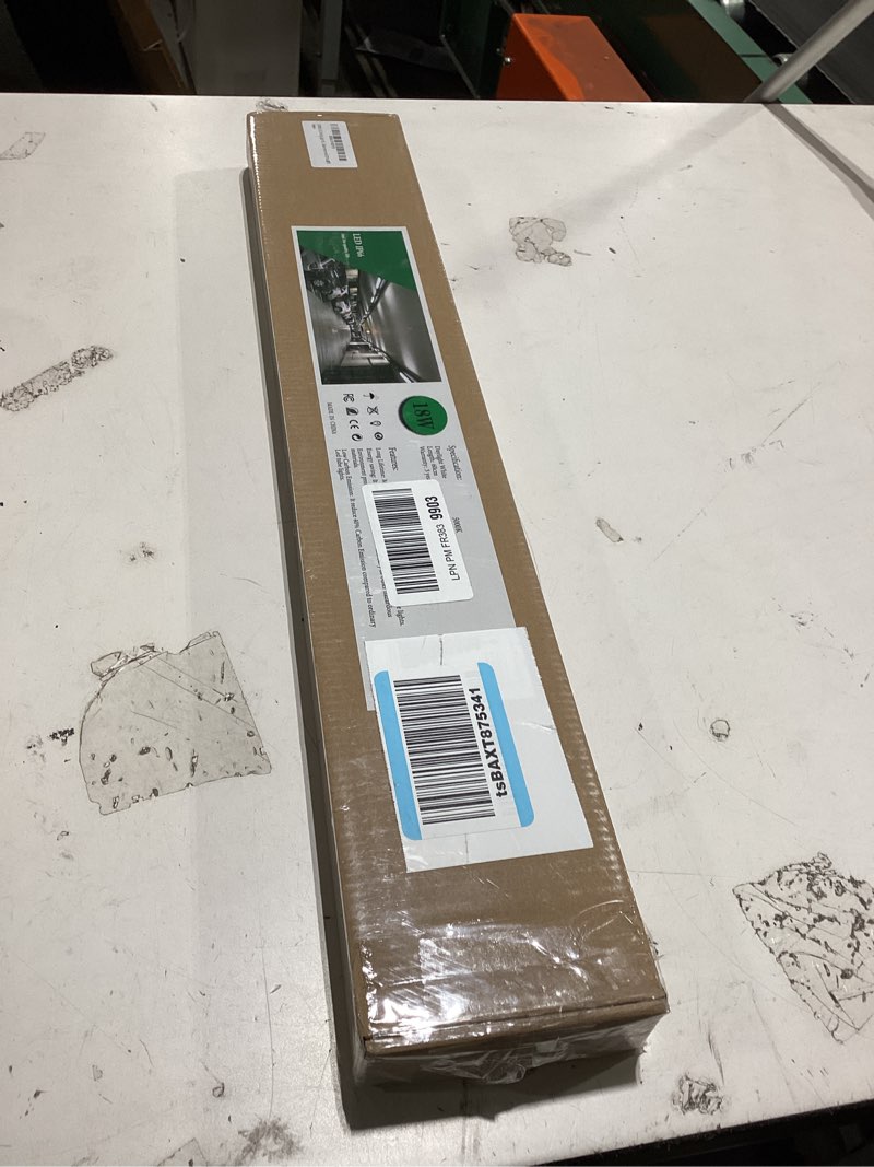 Condition photo showing New/Like New for kukumao 5000k plug-in led tube light fixture, 18w linkable cabinet light for garage, kitchen, bathroom, closet, office - 2ft, triproof, white