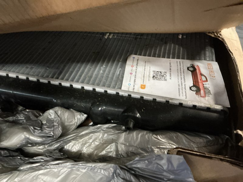 Condition photo showing As Is for nilight radiator for honda accord 2003 2004 2005 2006 2007 2.4l fwd?replaces cu2797, performance aluminum replacement oem. honda accord 2003-2007