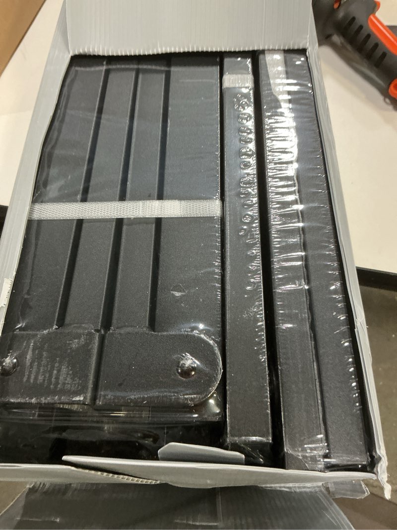 Condition photo showing New/Like New for Metal Bed Frame,King Size Bed Frame with Storage Space,Heavy Duty Sturdy Mattress Foundation,Easy Assembly,No Box Spring Needed, Black,14 Inch,King King 14 Inch