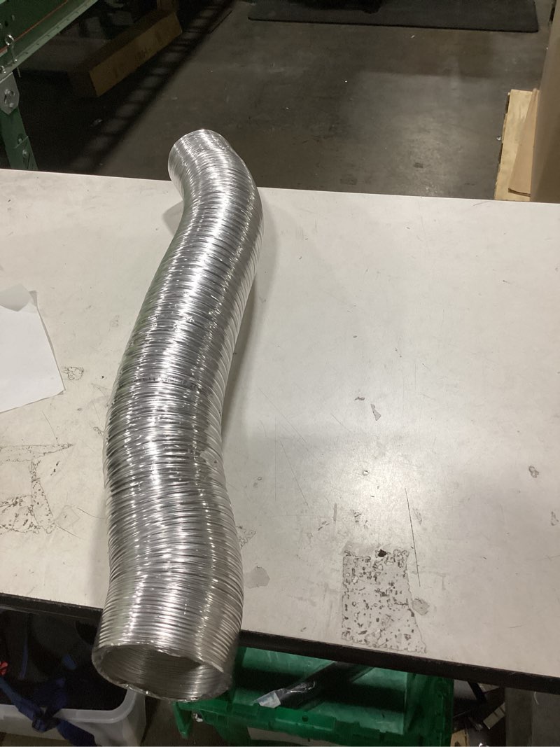 Condition photo showing Good Condition for Unique Bargains Air Aluminum Ducting 3 Inch 4.92 Feet Non-Insulated Aluminum Flexible Ducting
