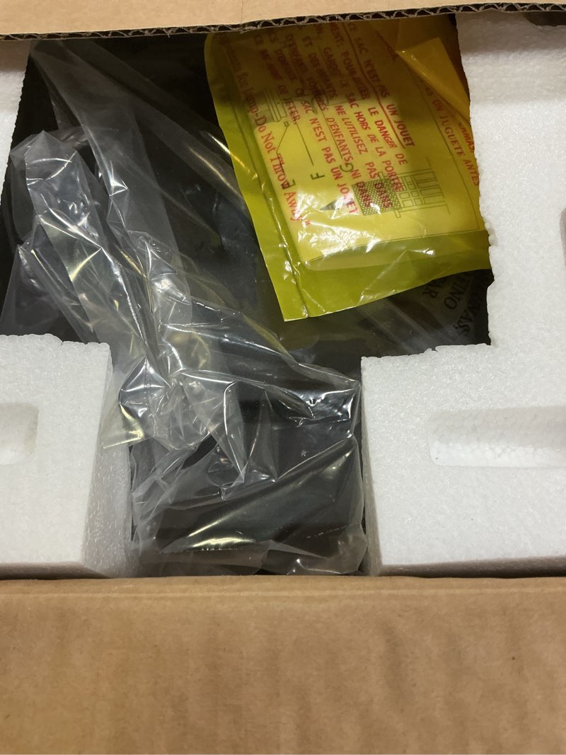 Condition photo showing New/Like New for zeyu Modern Outdoor Post Light Fixture, 16 Inch Exterior Pole Light, Die-Cast Aluminum in Black Finish, Clear Glass Shade, Outdoor Pillar Light for Porch Garden, 20068P-L BK Black Large