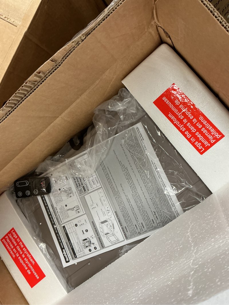 Condition photo showing Good Condition for Duraflame quartz electric stove heater french grey