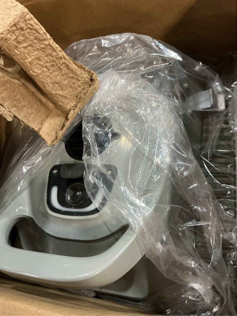 Condition photo showing As Is for pool vacuum for inground pools & above ground pool, cordless robotic pool cleaner with 180w brushless motor, 3-hour runtime, wall-climbing pool robot scrubber for pools up to 2150 sq.ft. gray
