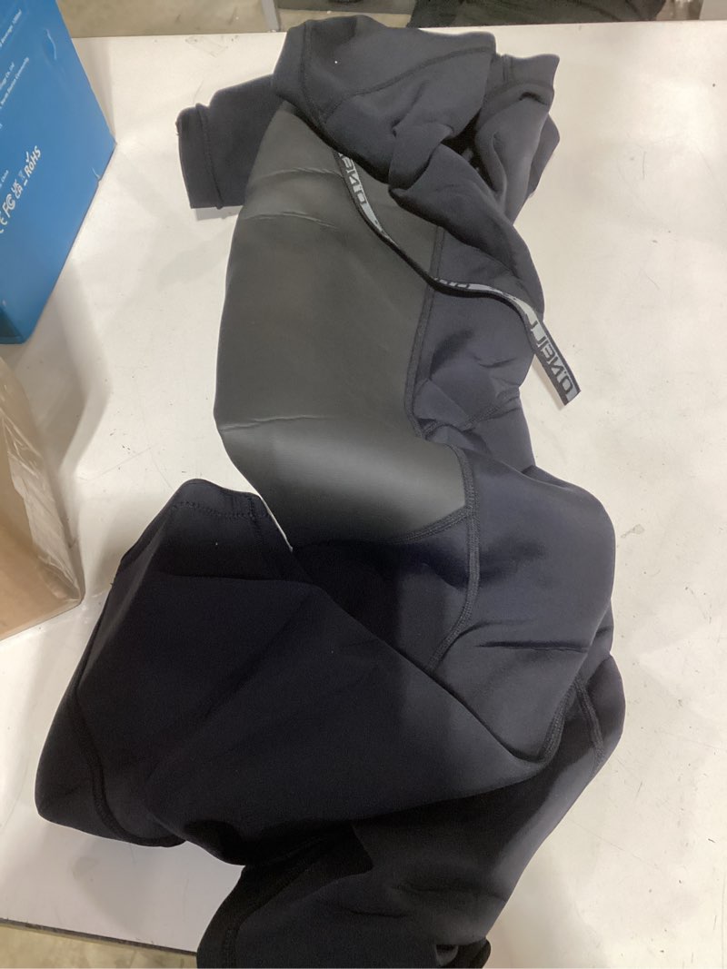 Condition photo showing As Is for o'neill men's o'riginal 2mm back zip long sleeve spring wetsuit large black/black