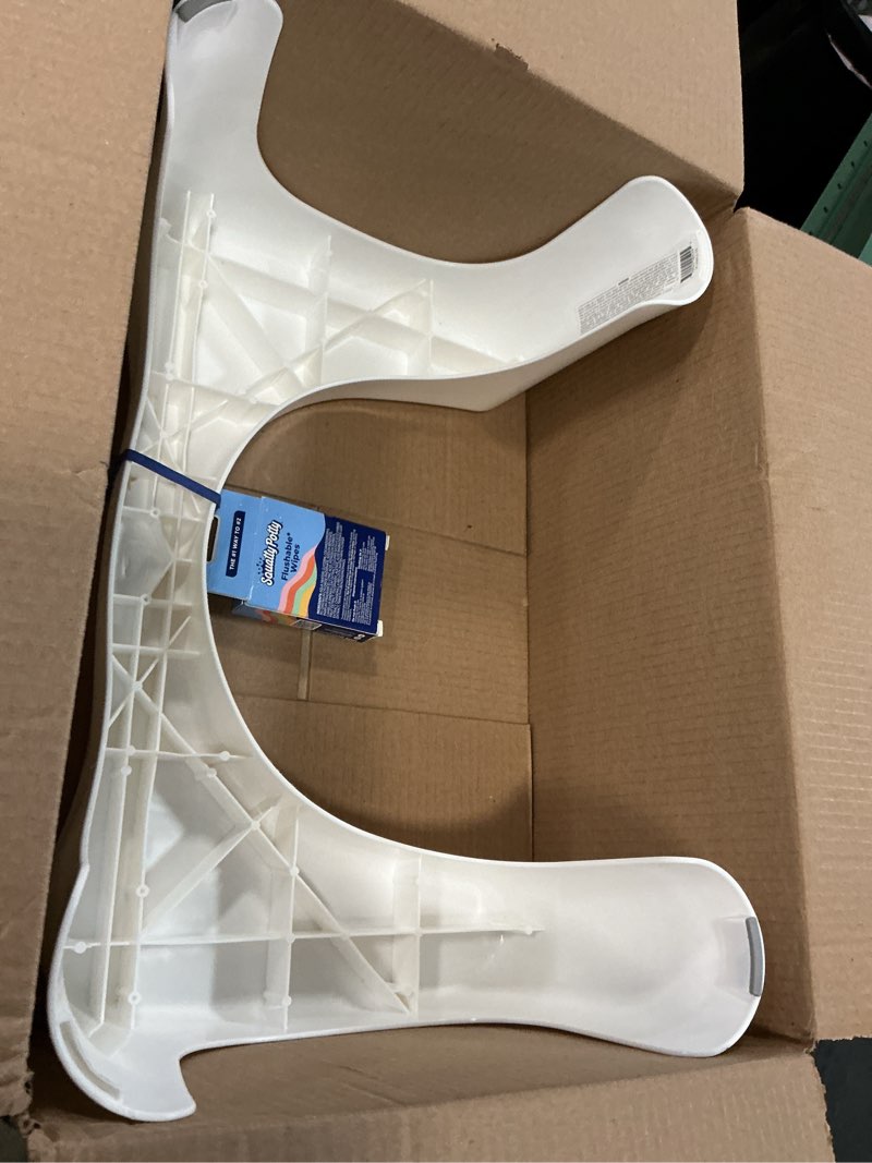 Condition photo showing Good Condition for squatty potty simple curve bathroom toilet stool 7" white