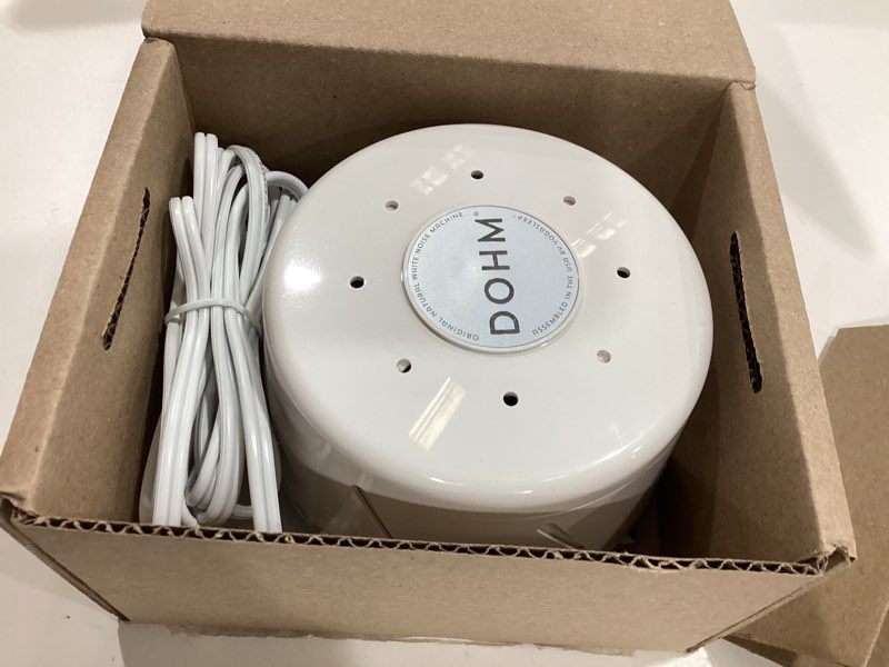 Condition photo showing Good Condition for yogasleep dohm classic (white) the original white noise sound machine, soothing natural sounds from a real fan, sleep therapy for adults & baby, noise cancelling for office privacy & meditation white pack of 1
