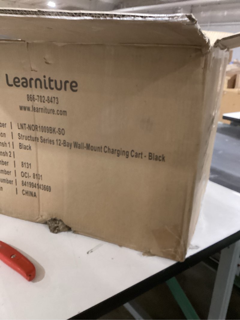 Condition photo showing New/Like New for Learniture Structure Series 12-Device Charging Station for Laptops and Tablets, Wall-Mount Lockable 