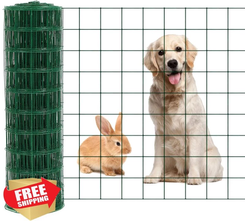 Gisafai Galvanized Welded Wire Fence Green Pvc Coated Garden