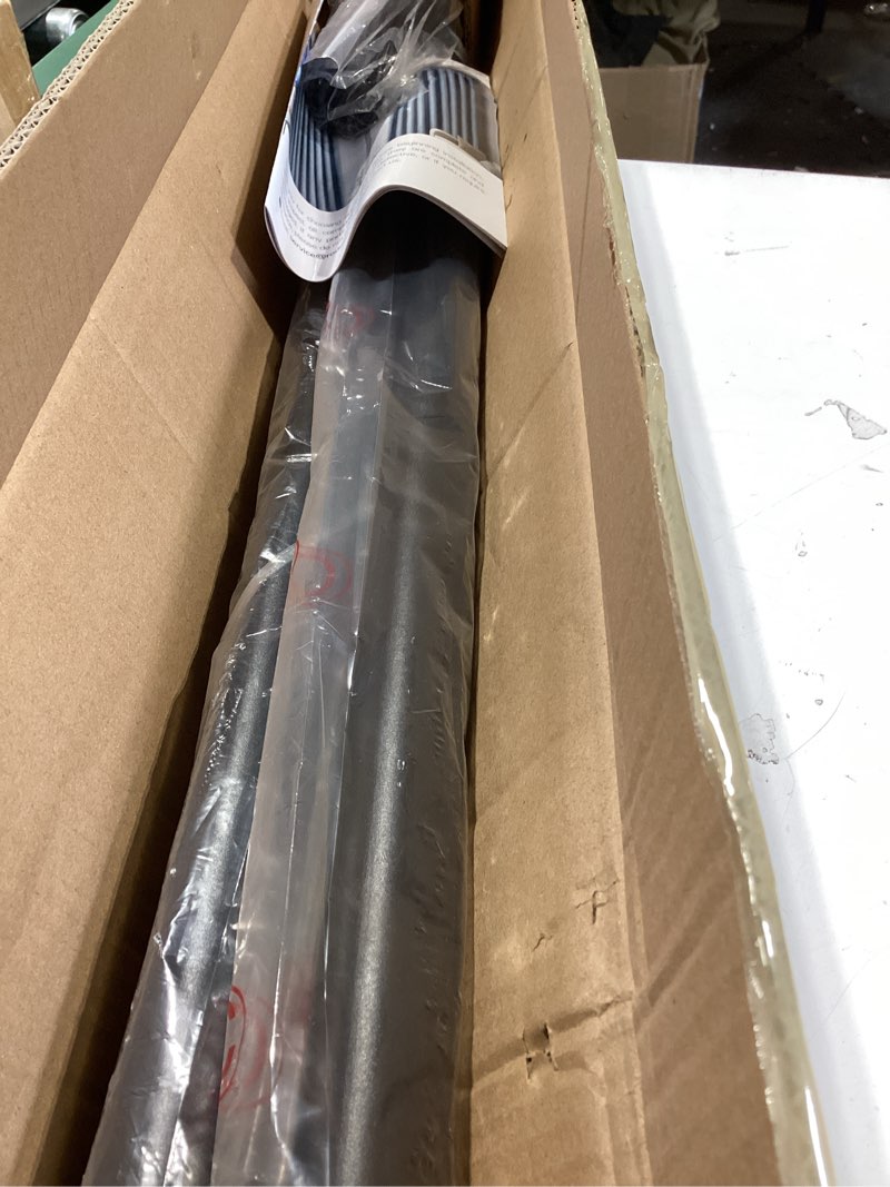 Condition photo showing Good Condition for tension curtain rod 51–128 in(10ft), no drill shower curtain rod for bathroom, long curtain rod for window patio,adjustable heavy duty tension rod closet rod renter friendly no tools never rust, black black 51-128 inches