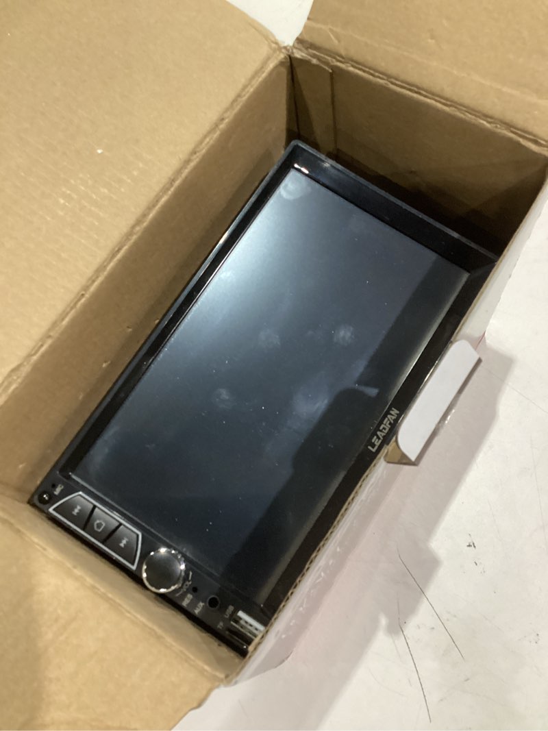 Condition photo showing Good Condition for Leadfan 7inch Car Stereo Double Din Radio Touchscreen with Backup Camera Multimedia Car Audio Support Mirror Link,Bluetooth Caller ID,FM/MP3/MP4/USB/Subwoofer,Aux Input Car Audio Receivers