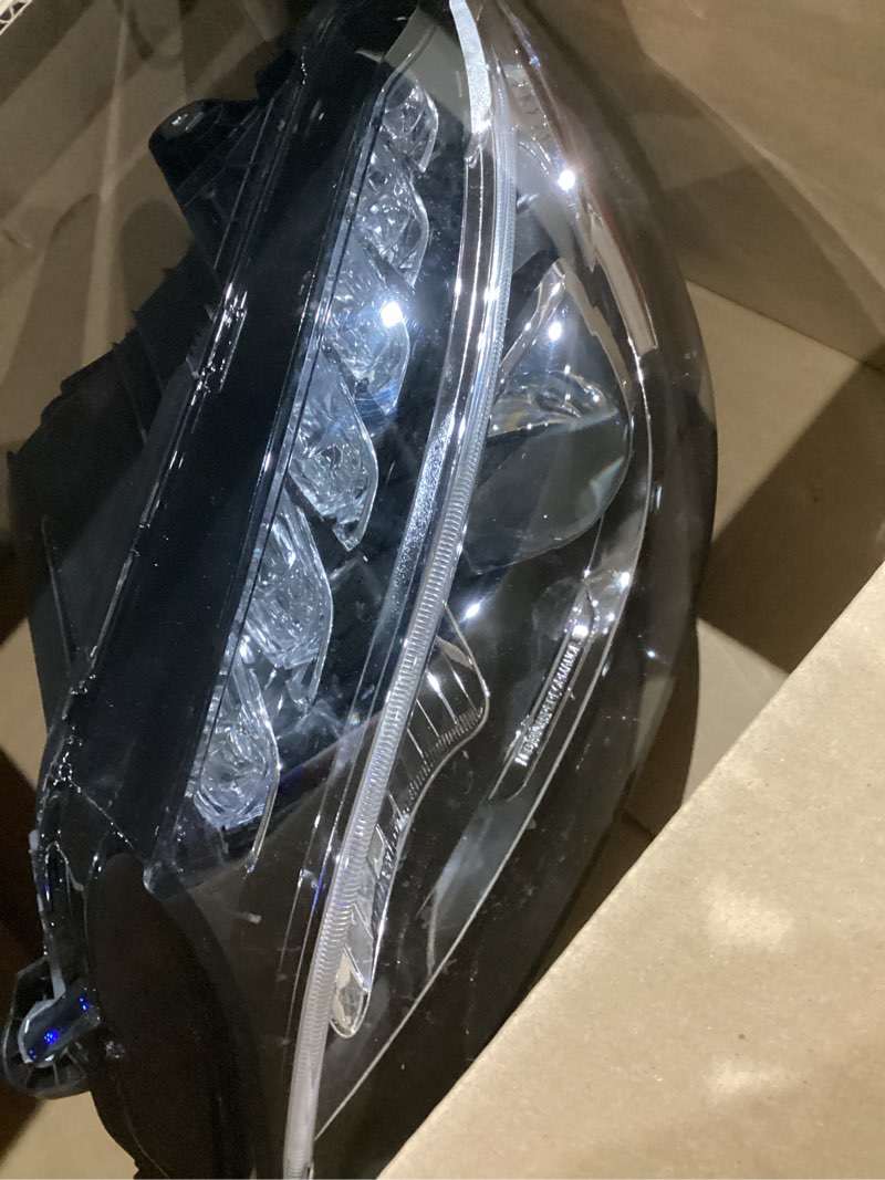 Condition photo showing Good Condition for led headlight assembly fit for 2015-2018 mercedes benz c-class w205 c300 c180 c200 c250 c43 c63 c350e, front headlight w/led drl projector replace a2059067703, a2059063004 (right passenger side)