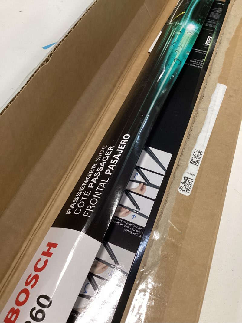 Condition photo showing Good Condition for bosch b36012 360 complete vehicle wiper blade replacement - includes front beam blades (pair) + rear wiper blade (1) - 22"/21"/11" front (22" & 21") + rear (11") 360 combo pack (front + rear)