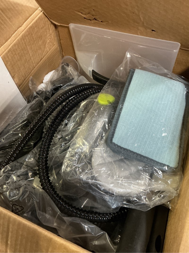 Condition photo showing Good Condition for Heavy-Duty Steam Cleaner - 1500W Multipurpose Handheld Floor Steamer with 22 Accessories 16ft Cord for Home, Car Detailing, Tile, Grout, Carpet, Wallpaper, Upholstery, Window, Deep Cleaning