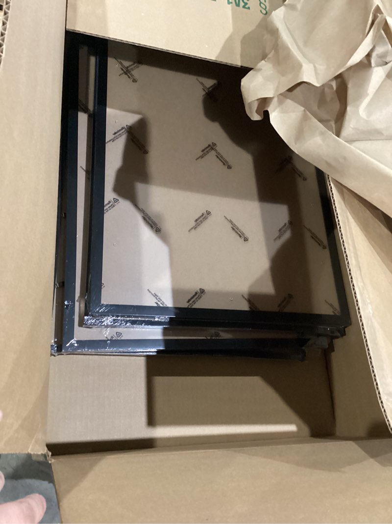 Condition photo showing Good Condition for fxojyvo 14x24 poster frame set of 6, black frame for 14 x 24 inch picture poster photo, light weight and high transparent 14 by 24 frame for wall - 6 pack/black/14 x24 6 14x24