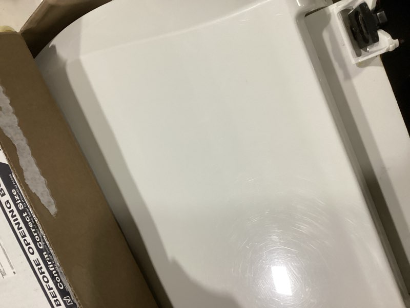 Condition photo showing Good Condition for KOHLER 20110-0 Brevia, Slow Close Toilet Seat, Elongated Toilet Seat, Grip-Tight Bumpers Quick-Attach Hardware, White White Elongated Quiet-Close