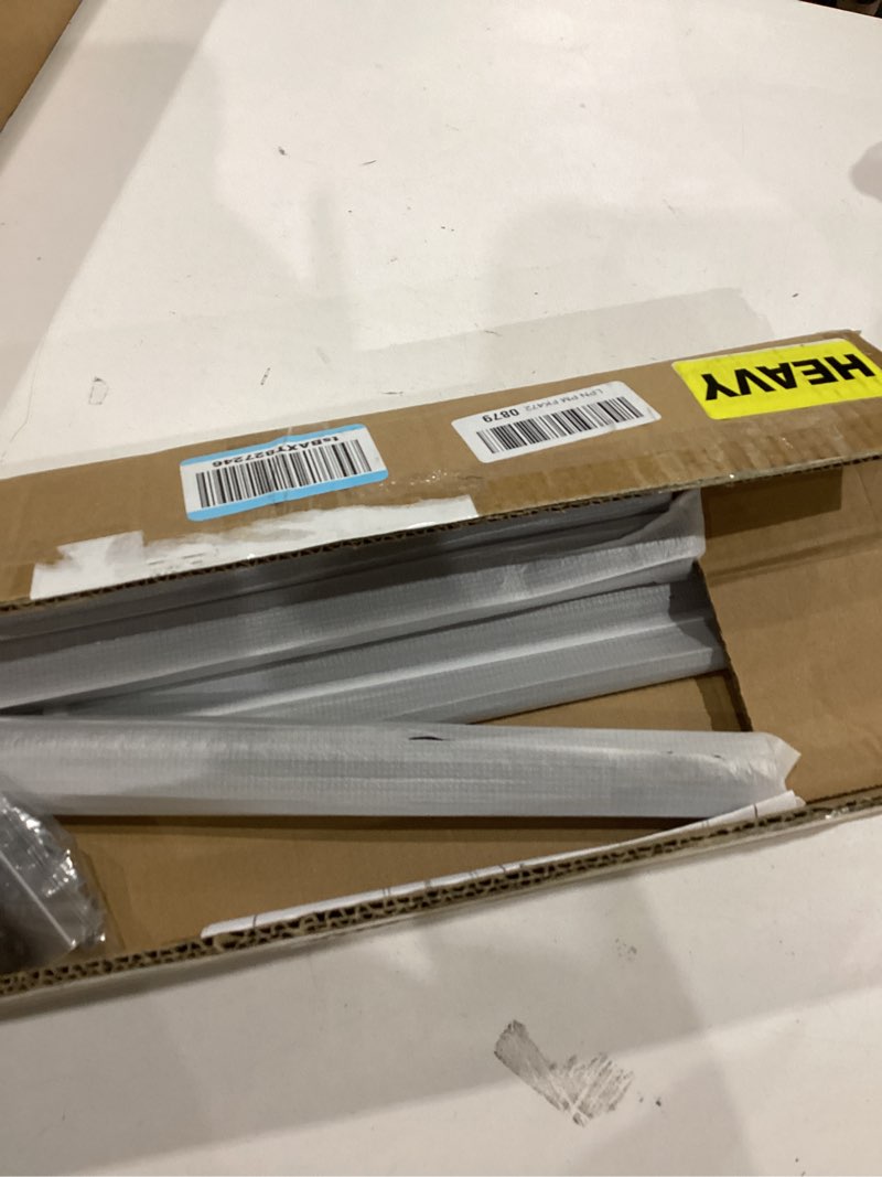 Condition photo showing Good Condition for diyhd 2 tier ceiling mount black shelf bracket,u shape pumbing pipe kitchen storage brackets (no planks), 37" bracket-2 pairs 37" bracket (2 pairs + no planks)