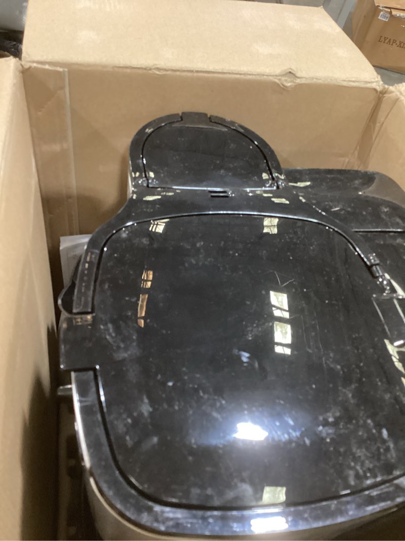 Condition photo showing As Is for hamilton beach 2-way 12 cup programmable drip coffee maker & single serve machine, glass carafe, auto pause and pour, black (49980r)