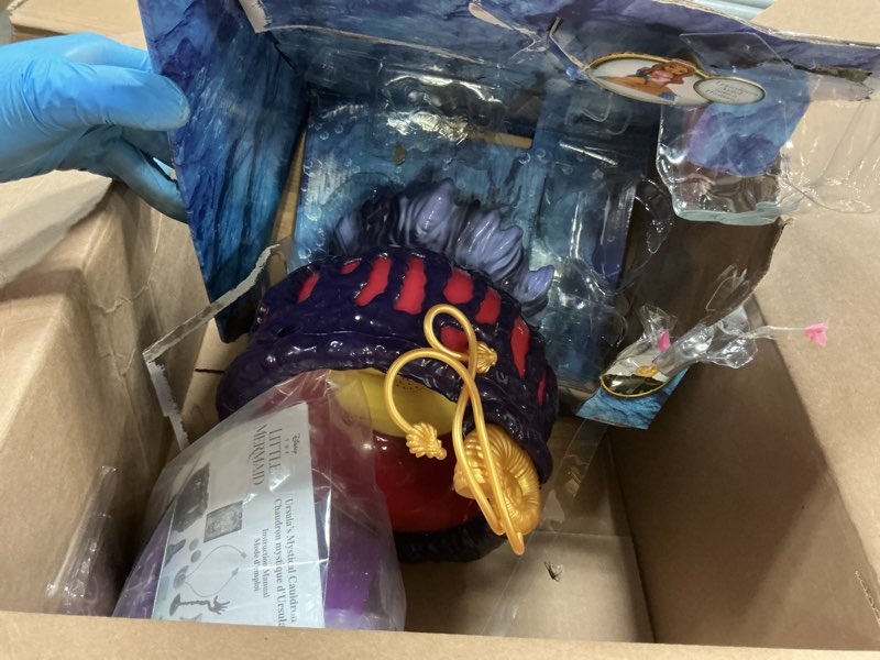 Condition photo showing As Is for Disney The Little Mermaid Ursula's Mystical Cauldron with Lights, Sounds & Music!