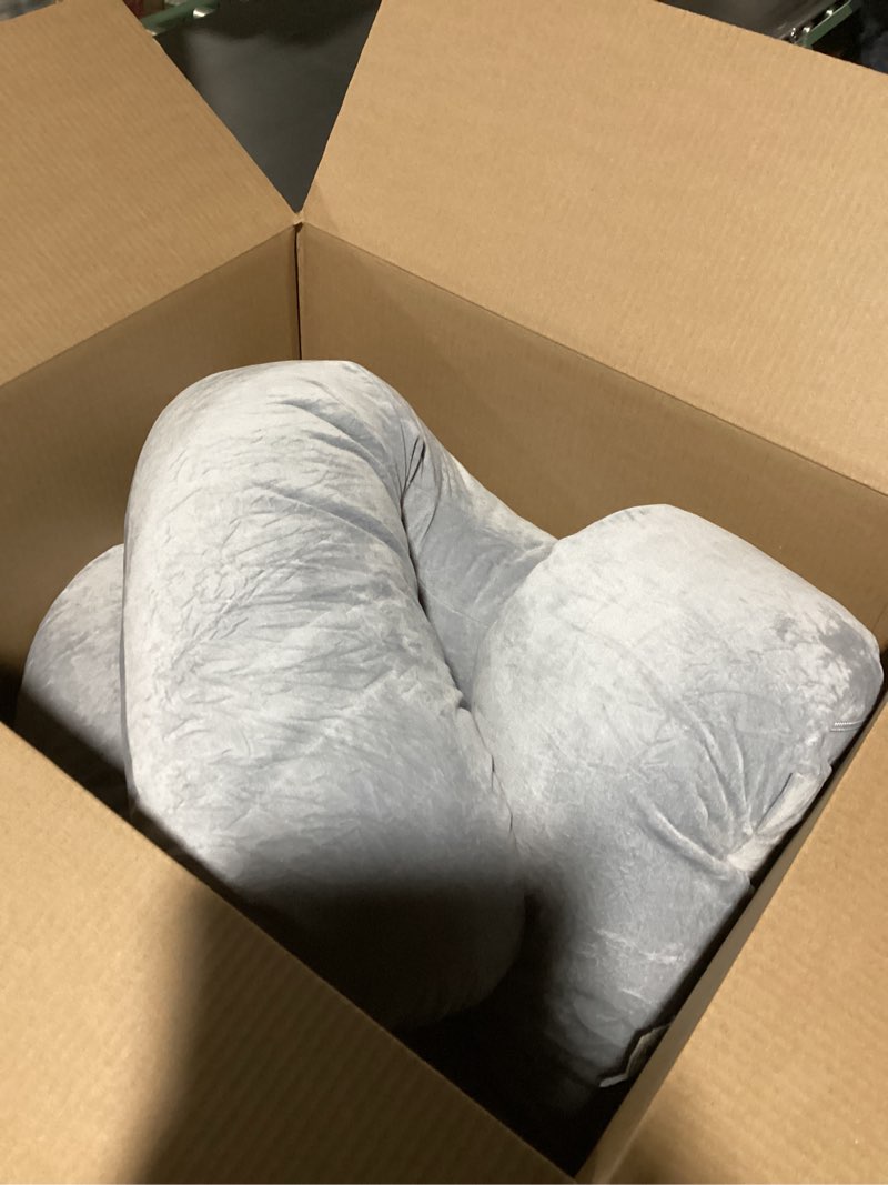 Condition photo showing Good Condition for Momcozy Pregnancy Pillows for Sleeping, U Shaped Full Body Maternity Pillow with Removable Cover - Support for Back, Legs, Belly, HIPS for Pregnant Women, 57 Inch Pregnancy Pillow for Women, Grey