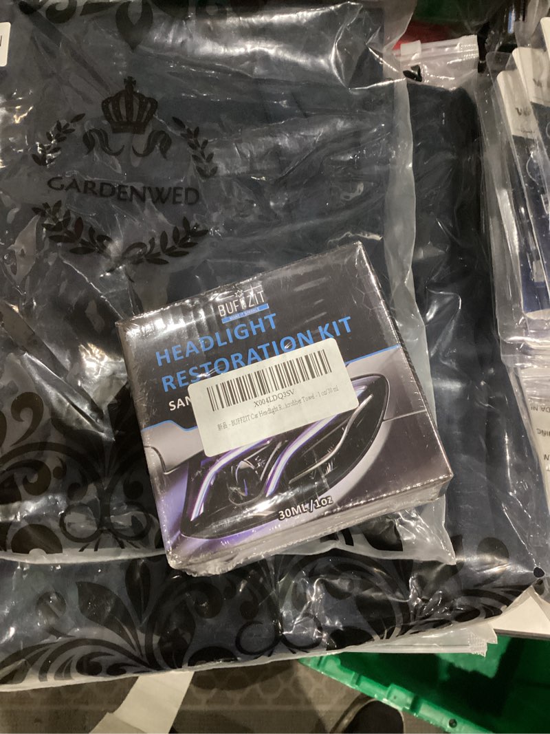 Condition photo showing New/Like New for Car Headlight Restoration Kit, Professional Cleaner & Restorer for Foggy, Cloudy, or Yellowed Headlights – Easy Oxidation Removal with 3X Sandpapers, 1x Foam Pad & 1x Towel, 30ml