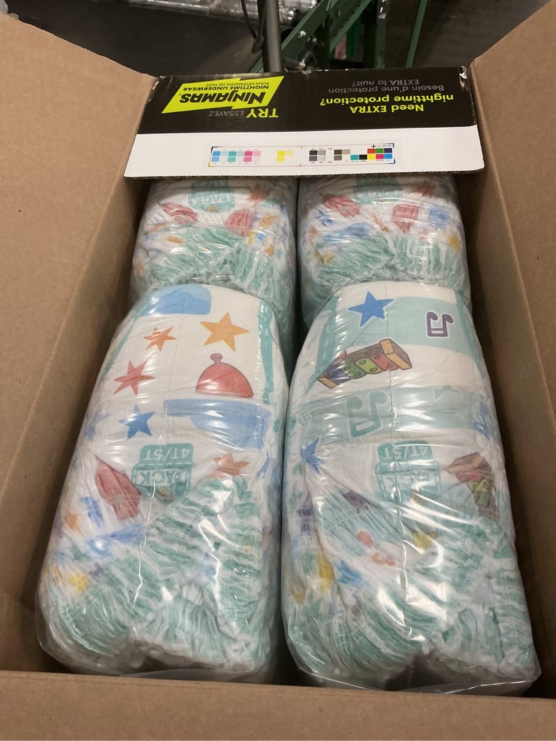 Condition photo showing New/Like New for pampers training pants - easy ups boys & girls bluey - size 4t-5t, 104 count, children's potty underwear (packaging may vary) 4t-5t 104