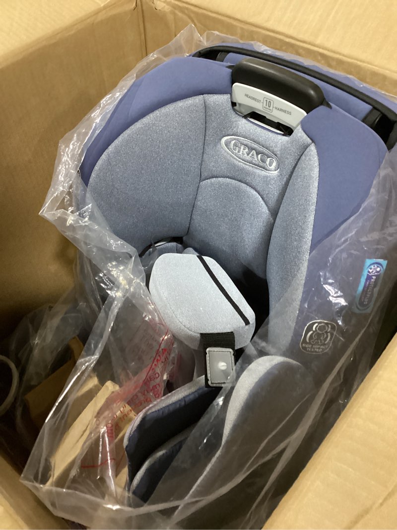 Condition photo showing Good Condition for Graco 4Ever DLX 4-in-1, 10 Years Use Infant to Toddler Car Seat, Maddox, Includes Rear Facing, Forward Facing, Highback Booster & Backless Booster Seat Options DLX Maddox 2.0