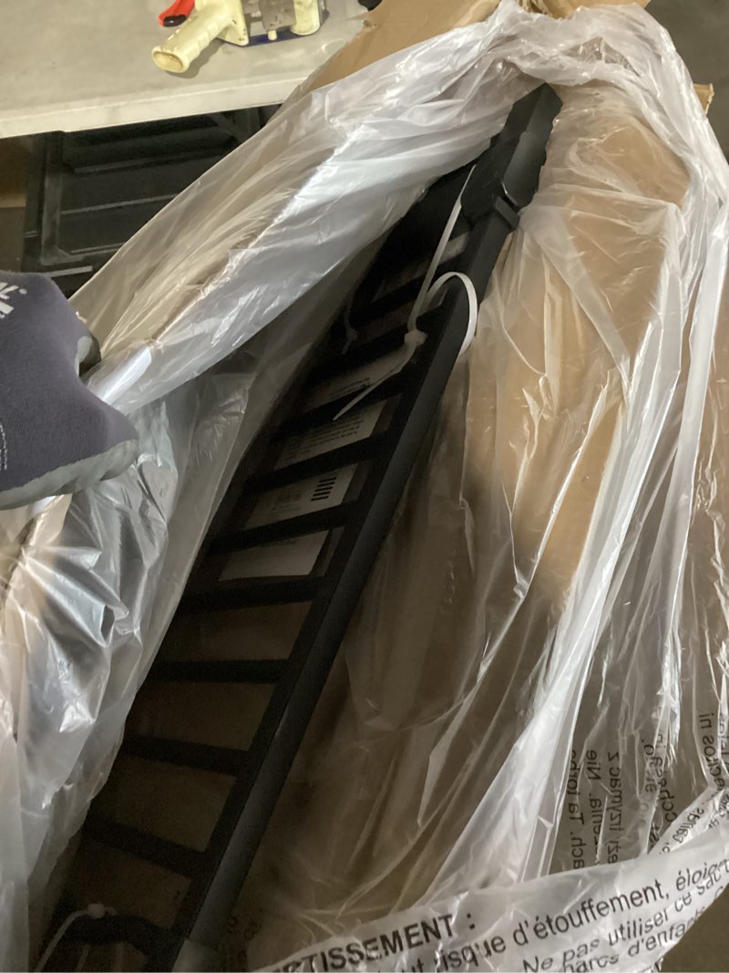 Condition photo showing Good Condition for 55'' extra tall cat gate, 30.1"-34.1" wide auto close tall pet gate for doorways, pressure mounted high dog door gate no drilling cat fence safety baby gate for stairs, doorways, black 55" tall x 30.1 - 34.1" wide