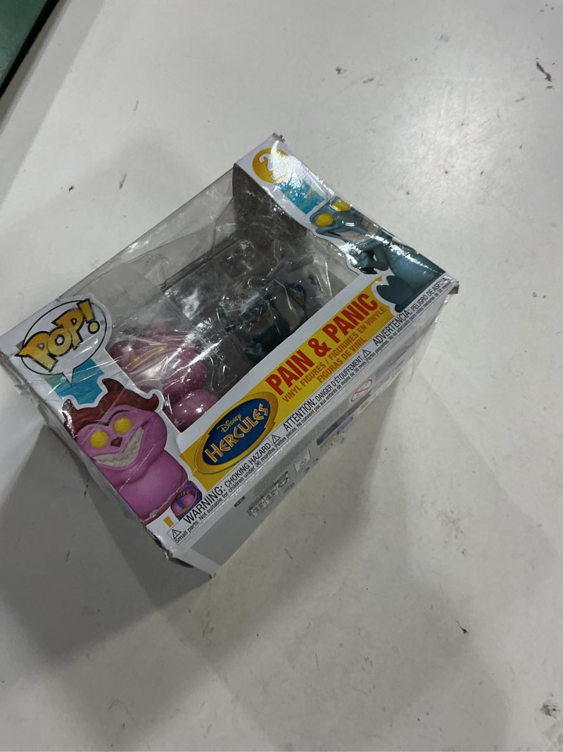 Condition photo showing New/Like New for funko pop! disney: hercules - panic & pain, 2-pack - collectable vinyl figure - gift idea - official merchandise - toys for kids & adults - disney fans - model figure for collectors