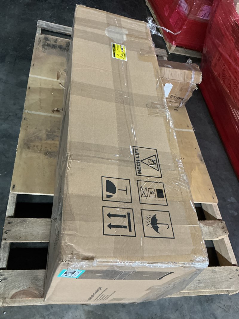 Condition photo showing New/Like New for Marsail 72" Tall Kitchen Pantry Cabinet, Spacious Storage Cabinet with a Drawer, 4 Adjustable Shelves, 6 Door Shelves, Anti-Tip Safety, Fluted Cabinet for Kitchen, Dining, and Living Room, Light White