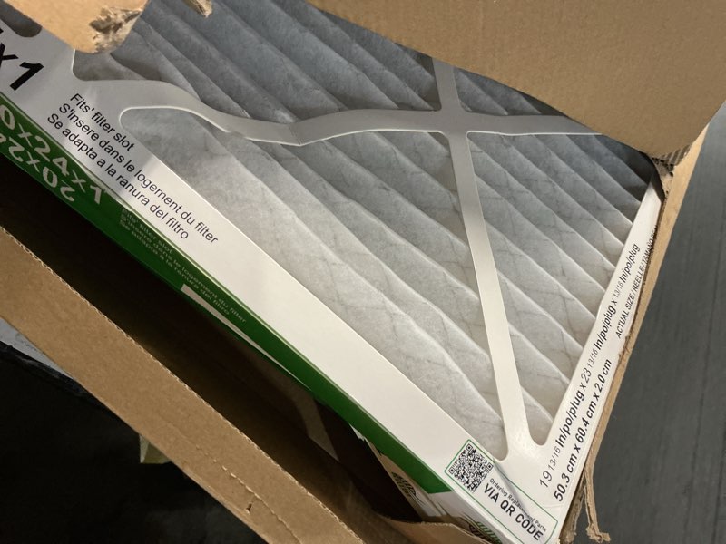 Condition photo showing Good Condition for 20x24x1 Air Filter 4 Pack, MERV 8 Pleated Dust Defense Air Filters Replacement Air Conditioner HVAC AC Furnace Filter, Durable and Lightweight