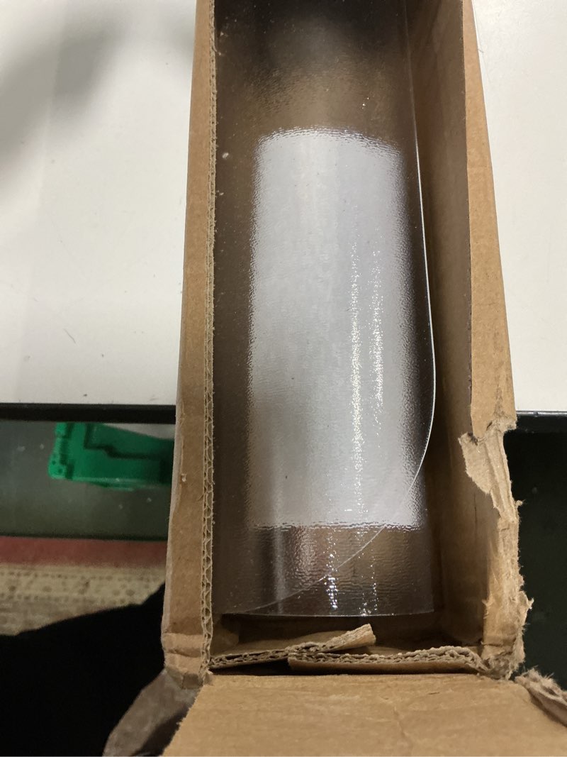 Condition photo showing Good Condition for Kuyal Clear Chair mat for Hardwood Floor 46 x 72 inches Transparent Floor Mats Wood/Tile Protection Mat for Office & Home (46" X 72" Rectangle) 46" X 72" Rectangle Clear