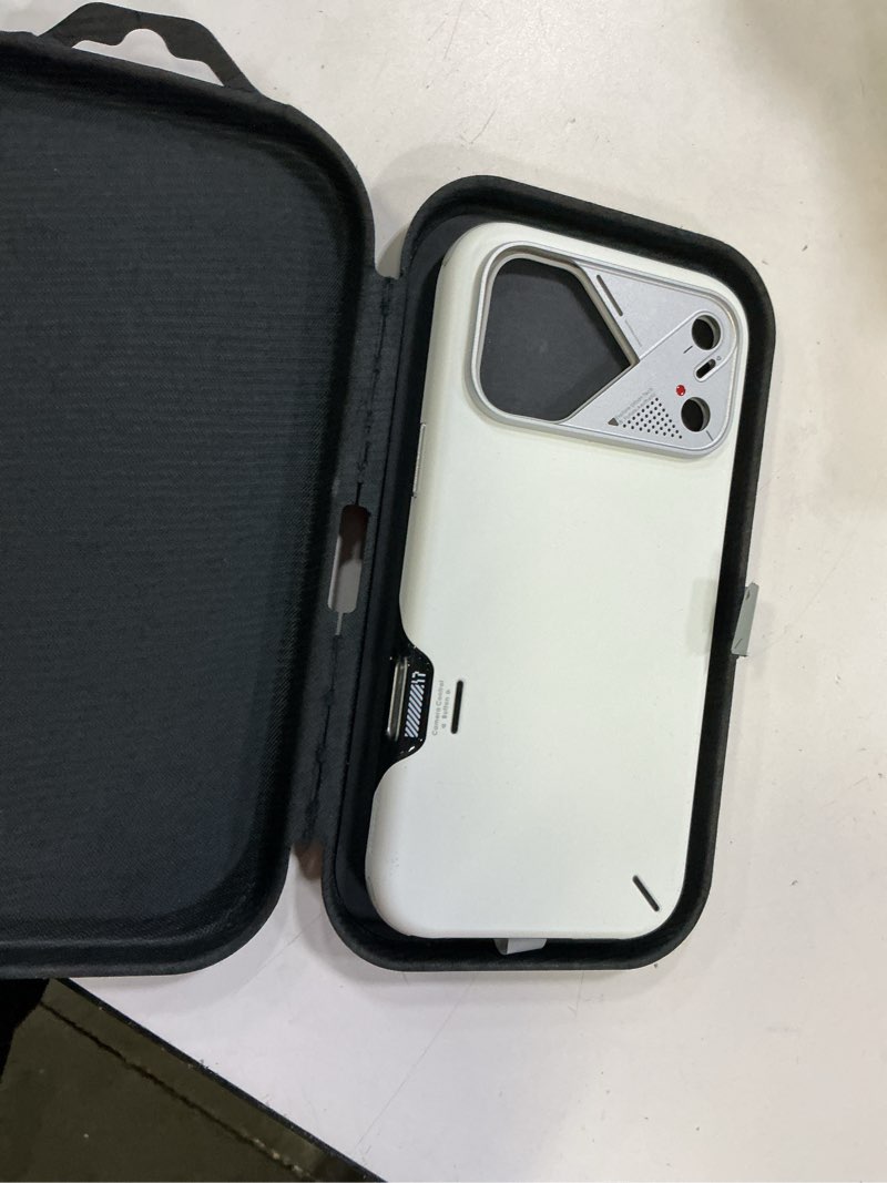 Condition photo showing Good Condition for aulumu a17 shockproof iphone 17 pro max case | with camera control | coolhyper | aluminum alloy camera frame | multi-layer composite protection - white iphone 17 pro max white