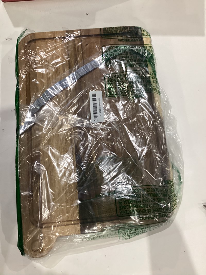 Condition photo showing New/Like New for Non Toxic Cutting Boards - Cutting Board Set Free of Mineral Oil, Made of FSC Acacia Wood - Cutting Boards for Kitchen - Includes 3 Chopping Boards. By Ziruma