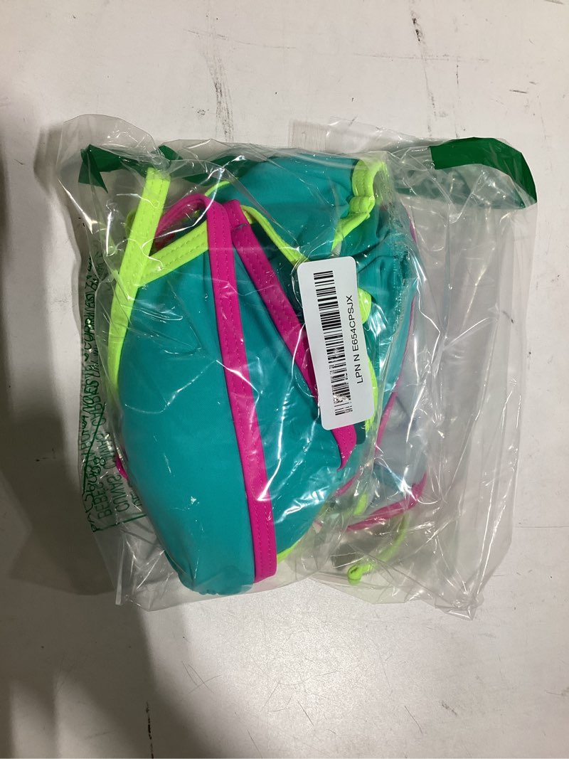 Condition photo showing As Is for tashehe women's colorful string bikini set sexy triangle two piece swimsuit halter bathing suit small 424 / light blue