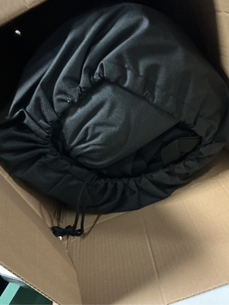 Condition photo showing New/Like New for tocretoare pontoon boat cover, waterproof 800d marine grade polyester pontoon cover windproof adjustable 6 straps fits pontoon boat, trailerable boat cover with motor cover(21'-23' long)