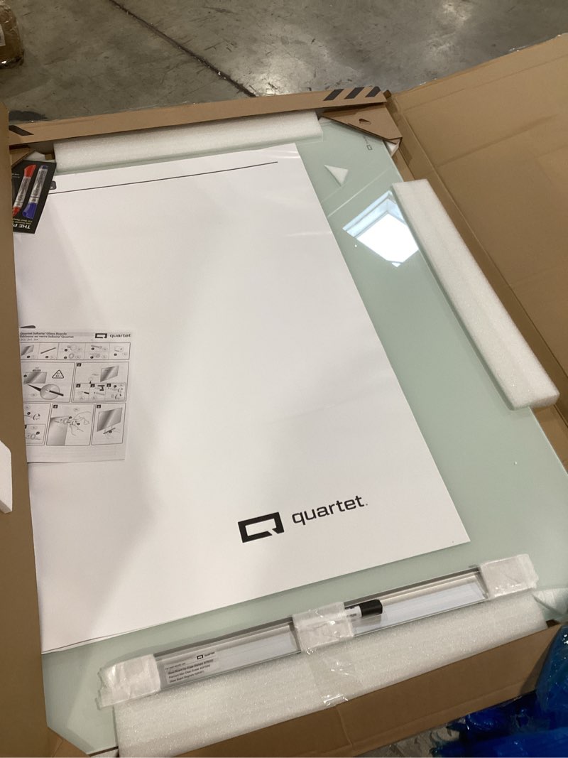 Condition photo showing Good Condition for quartet g4836w infinity 48 x 36 glass marker board - white surface
