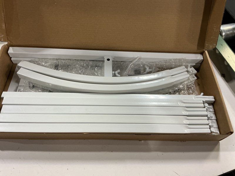 Condition photo showing Good Condition for Fomcet Metal Arch Backdrop Stand Set of 2 Wedding Arch Stand White 7.2FT & 6FT Arched Frame for Birthday Party Baby Shower Graduation Ceremony Decorations 7.2FT, 6FT White