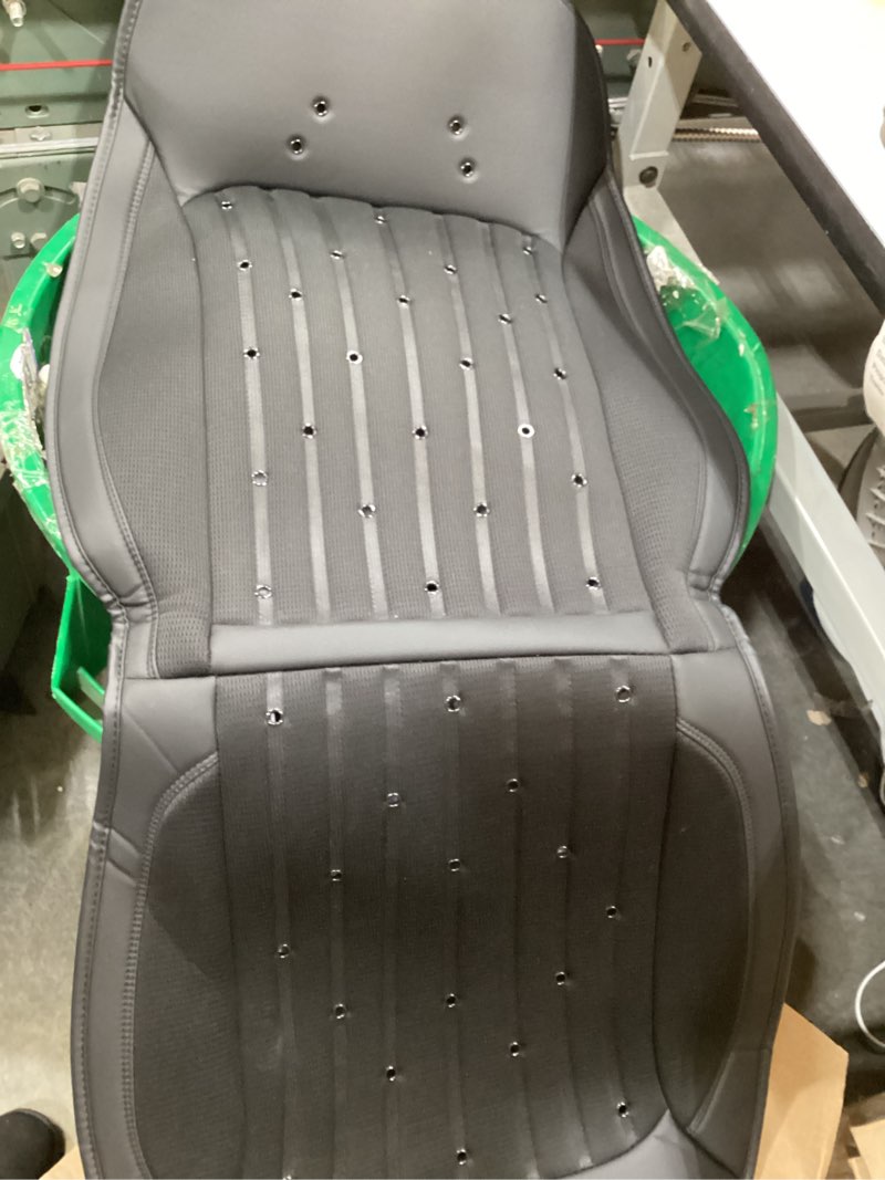Condition photo showing Good Condition for paffenery 2026 upgraded cooling car seat cover front seat, 12v-24v ventilated cooling car seat cushion, cooled seat cover for car suv truck universal fit, classic black