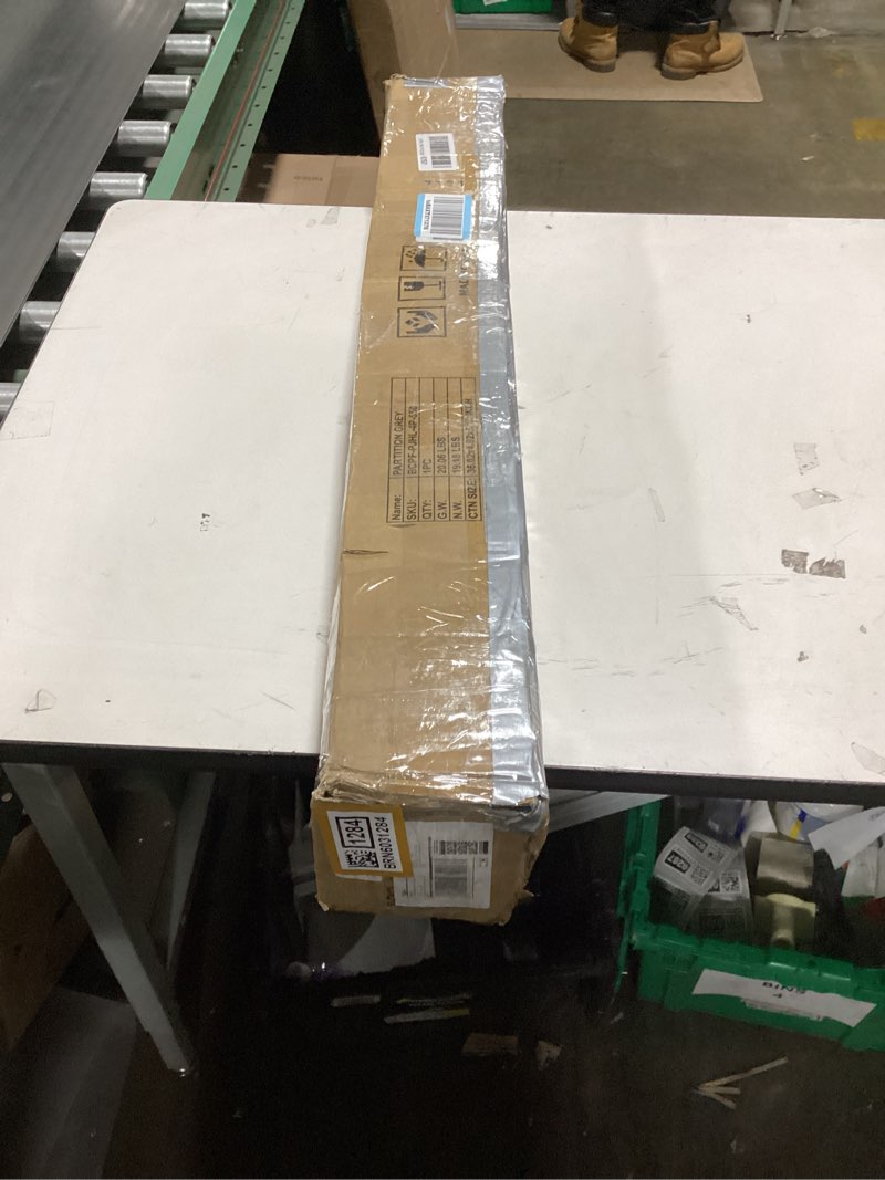 Condition photo showing Good Condition for Room Divider 6FT Room Partition with Lockable Wheels, (Thicked Metal Base) Room Dividers, Freestandi