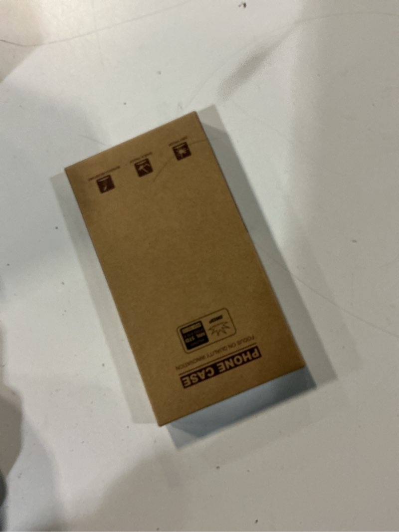 Condition photo showing New/Like New for fin2feel magnetic for iphone 12/iphone 12 pro case with screen protector, compatible with magsafe, built-in stash stand phone case anti-scratch shockproof cover for iphone 12/12 pro(translucent black) iphone 12/12 pro black with kickstand