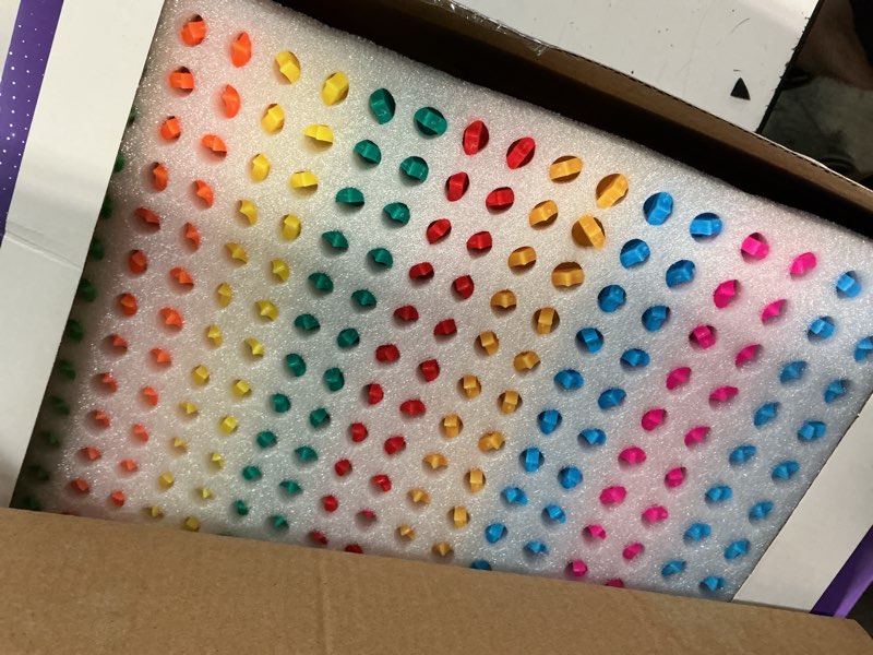 Condition photo showing Good Condition for 300 pcs mini bubble wands for kids, bulk bubble wands in 10 colors, kids party favor, themed birthday, christmas, goodies bags, wedding, carnival prizes toys, bubble summer outdoor gifts for kids 300pcs