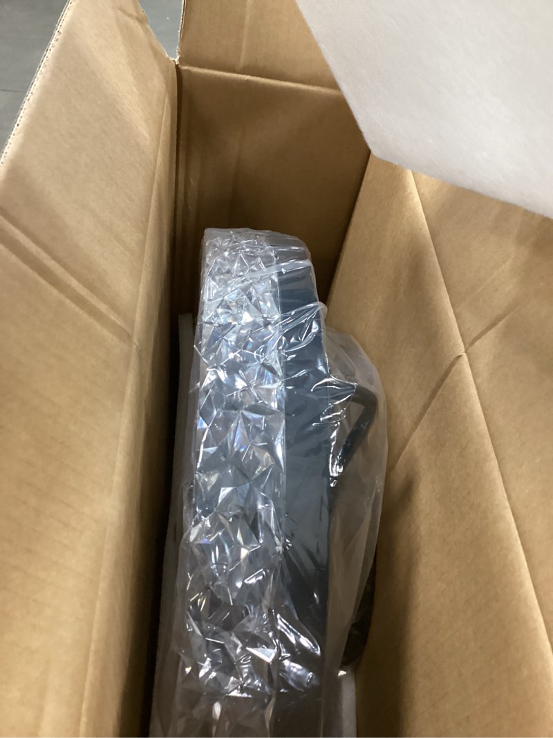 Condition photo showing New/Like New for Caged Ceiling Fan Light with Remote, 21" Small Flush Ceiling Light with 3 Enclosed Blades and 6 Wind Speeds for Bedroom, Living Room 1095 Black