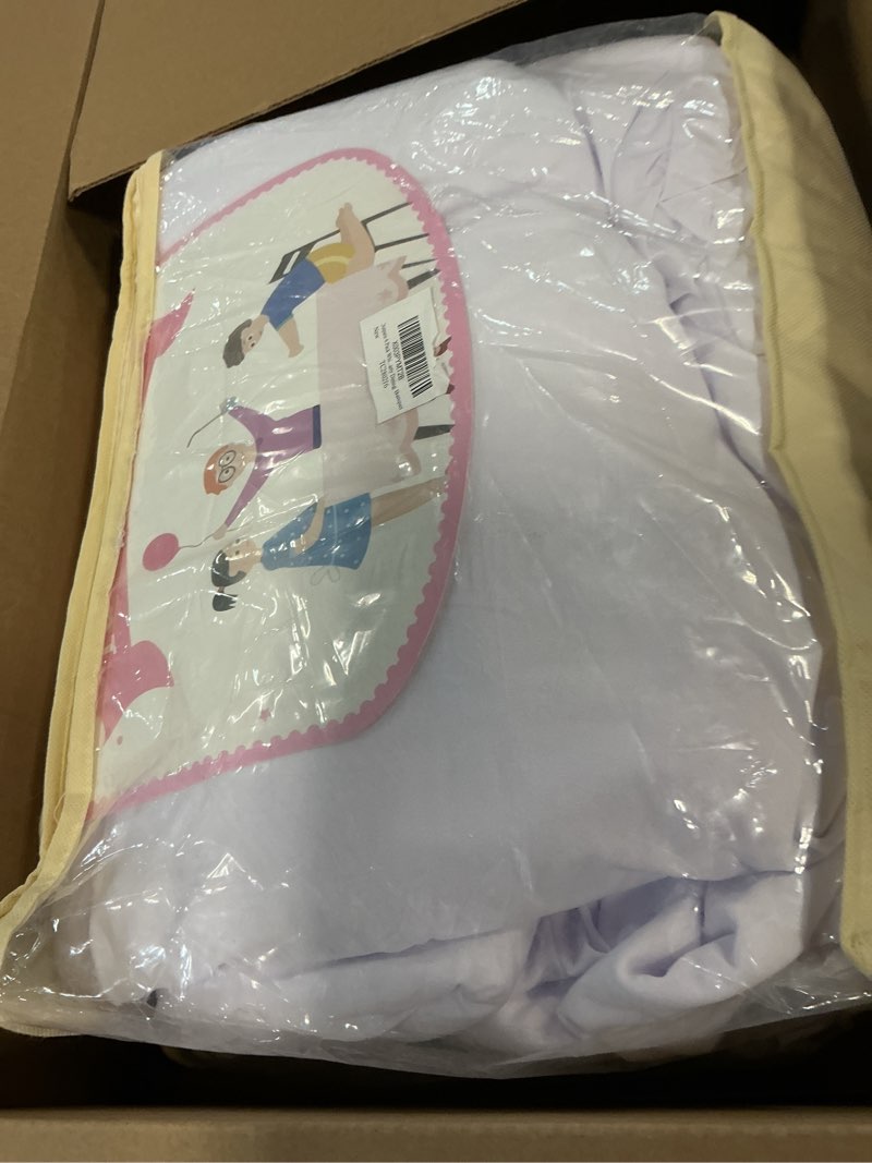 Condition photo showing Good Condition for outpain 6 pack white round spandex tablecloths for 60in tables, 120inch stretchy fitted 5ft round table clothes,wrinkle free table cover with skirt for wedding party dining banquet white 60inch(6pack)