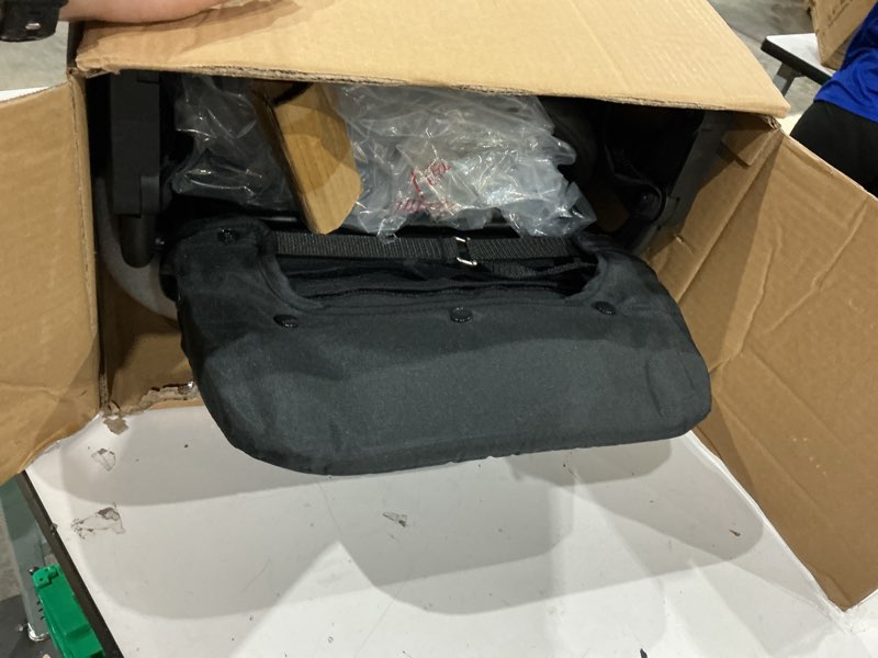 Condition photo showing Good Condition for gromast compact fold baby stroller, lightweight travel toddler stroller with one-click fold, extendable upf50+ canopy, cup holder, uv protected and waterproof, one-hand folding - black