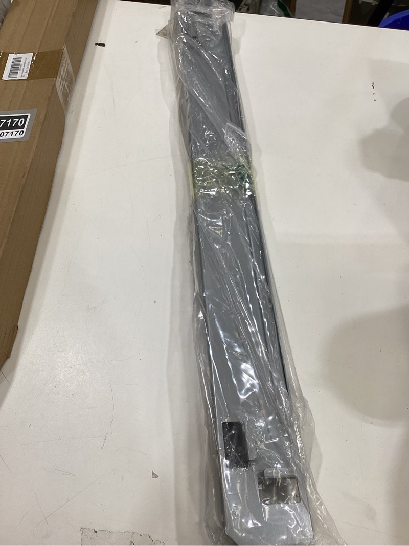 Condition photo showing As Is for 27 inch laundry stacking kit chrome steel for kstk1 suitable for lg 27-inch washer and dryer (27 inch)